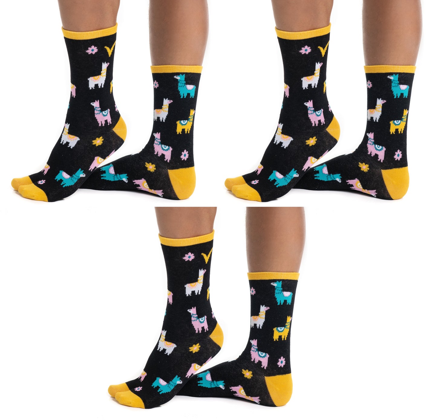 V-Toe Tabi Fun Pattern Socks - Ninja & Sushi - 3 Pairs | Unisex