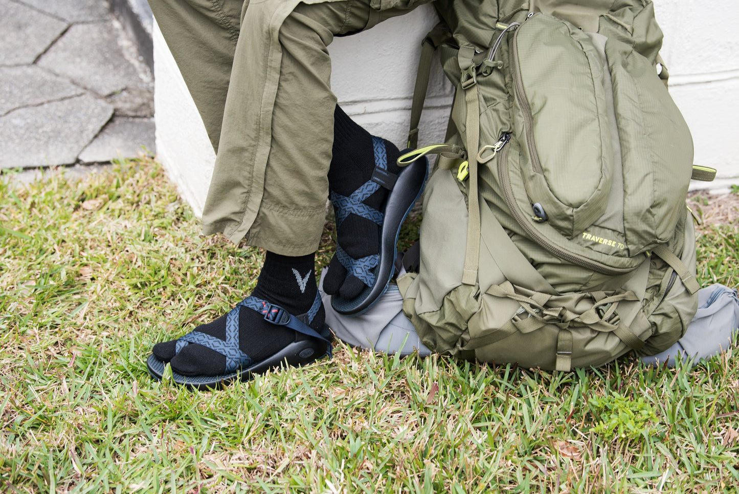 V-Toe Wool Blend Flip-Flop Split-Toe Socks